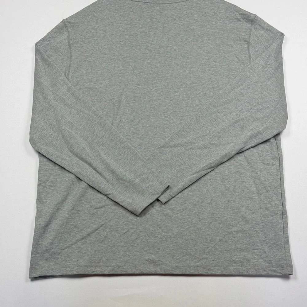 Nike Men's Heather Gray Long Sleeve Tee XXL. NWT